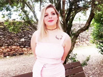 Beautiful 19-year-old blonde amateur slut, Matylde kicks off her first hard sex video! - lavideodujourjetm.net